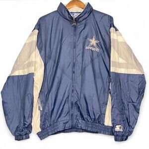 Vintage starter x dallas cowboys windbreaker jacket 90s